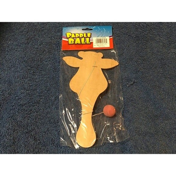 Zoo Animals Paddle Ball Set of 4 pcs - Picture 4 of 10